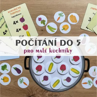Počítání do pěti pro malé kuchtíky