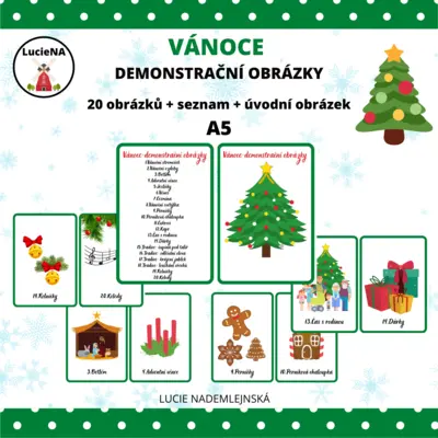 VÁNOCE - demonstrační obrázky