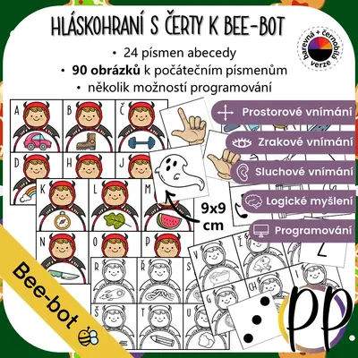 Hláskohraní s čerty k Bee-bot