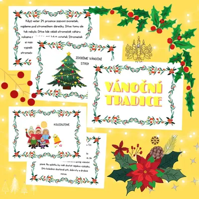 ADVENTNÍ TRADICE - DEMONSTRAČNÍ KARTIČKY