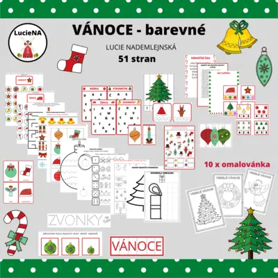 VÁNOCE - barevné
