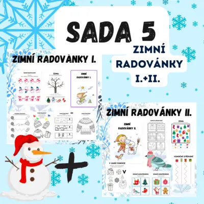 Sada 5 - ZIMNÍ RADOVÁNKY I. +II. 