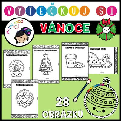 VYTEČKUJ SI VÁNOCE - pracovní listy