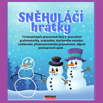 SNĚHULÁČÍ HRÁTKY - pracovní listy