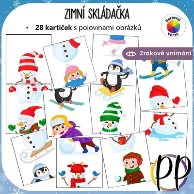 Zimní skládačka