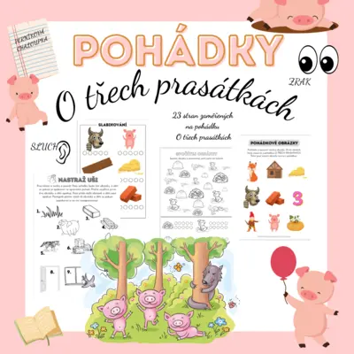 POHÁDKY - O třech prasátkách