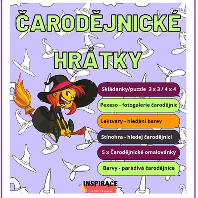 ČARODEJNICKÉ HRÁTKY - aktivity