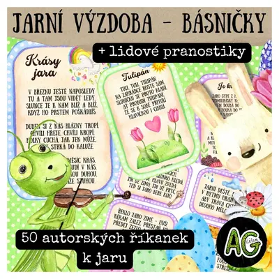 JARO - VÝZDOBA, 50 AUTORSKÝCH BÁSNIČEK O JARU, PRANOSTIKY