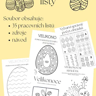 Velikonoční pracovní listy