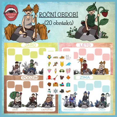 ROČNÍ OBDOBÍ: třídění obrázků