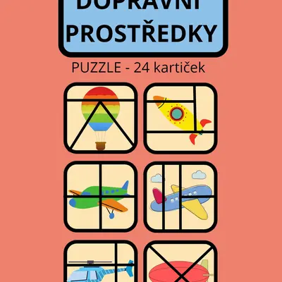Dopravní prostředky - puzzle