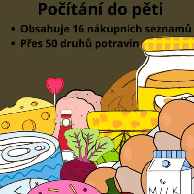 Obchod - Počítání do pěti (potraviny, drogerie, nákupní seznamy)