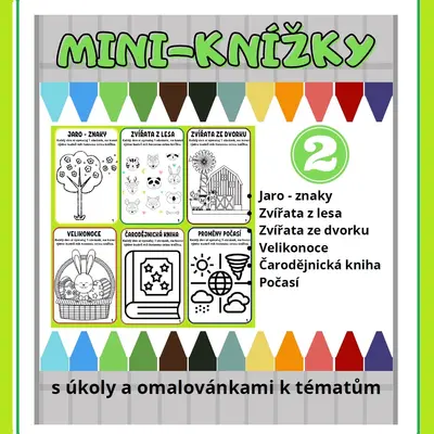 Mini knížečky k různým tématům (JARO)
