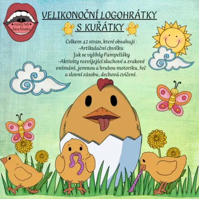 VELIKONOČNÍ LOGOHRÁTKY S KUŘÁTKY