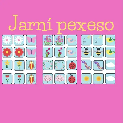 Jarní pexeso