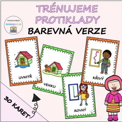 TRÉNUJEME PROTIKLADY - BAREVNÁ VERZE 🎨 i ČERNOBÍLÁ VERZE ⚫️⚪️