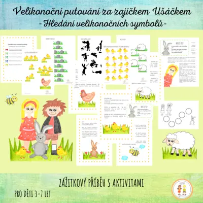 Velikonoční putování za zajíčkem Ušáčkem - Hledání velikonočních symbolů