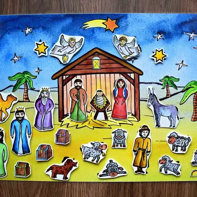 ADVENTNÍ KALENDÁŘ - betlém