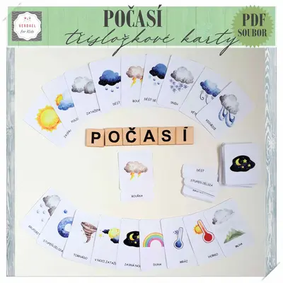 TŘÍSLOŽKOVÉ KARTY POČASÍ