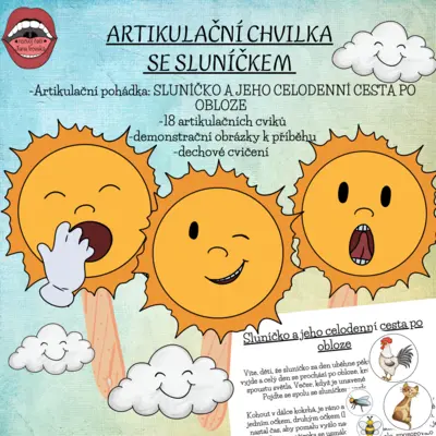 ARTIKULAČNÍ CHVILKA SE SLUNÍČKEM