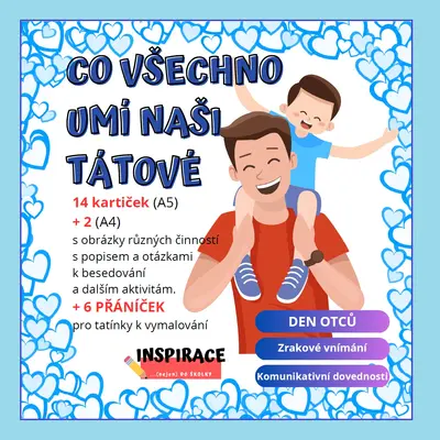 Co všechno umí naši tátové 👨‍👨‍👧‍👦 (Den otců)