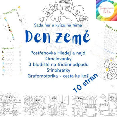 Den Země - kvízy a omalovánky