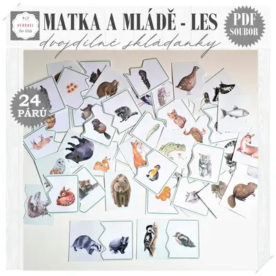 SKLÁDANKY MATKA -MLÁDĚ LES