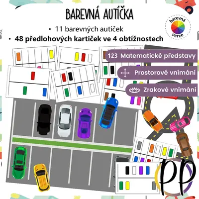 Barevná autíčka