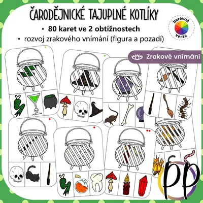 Čarodějnické tajuplné kotlíky