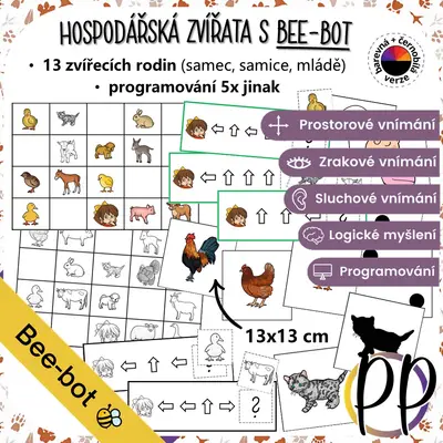 Hospodářská zvířata s Bee-bot