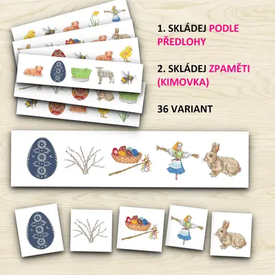 Velikonoční obrázkové řady