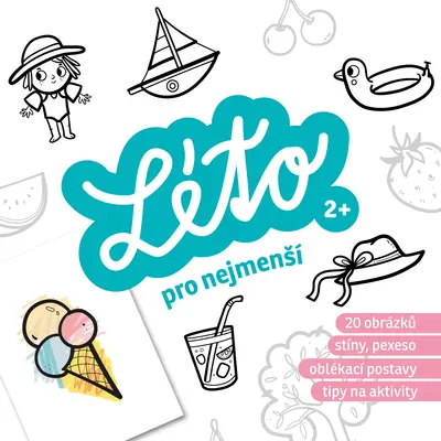 Léto - omalovánky, aktivity, oblékací panenka