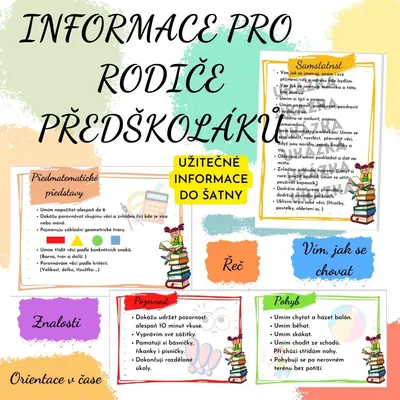 Informace pro rodiče předškoláků_nástěnka