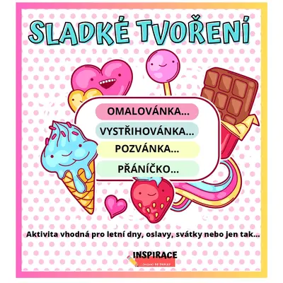 SLADKÉ TVOŘENÍ 🍧✂️🖍️