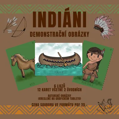 INDIÁNI - demonstrační obrázky