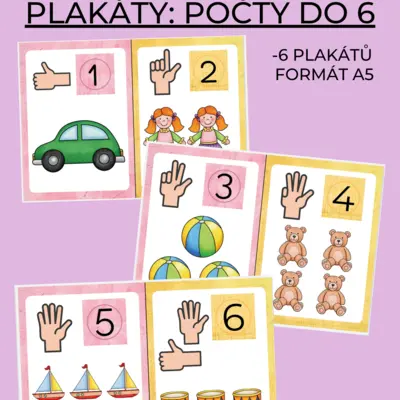 PLAKÁTY: POČTY DO 6