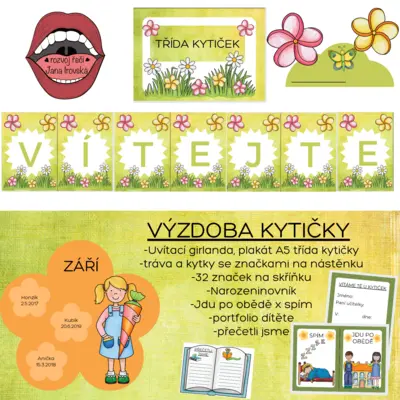 VÝZDOBA DO MŠ-KYTIČKY