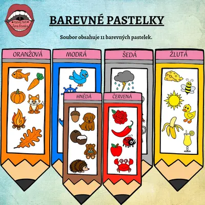 BAREVNÉ PASTELKY 