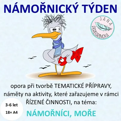 NÁMOŘNICKÝ TÝDEN- téma NÁMOŘNÍCI, MOŘE/ naučné POHYBOVÉ aktivity