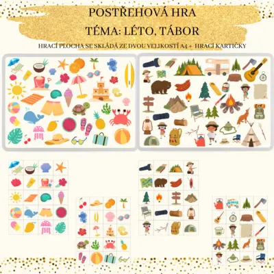 POSTŘEHOVÁ HRA - LÉTO, TÁBOR