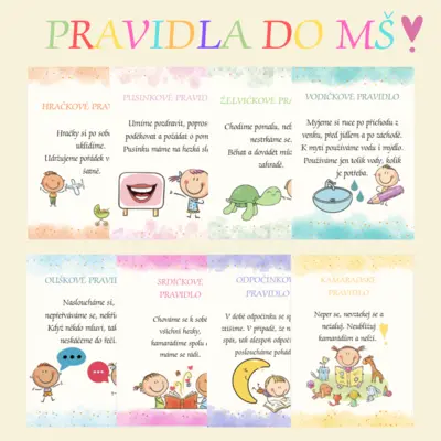 PRAVIDLA MŠ