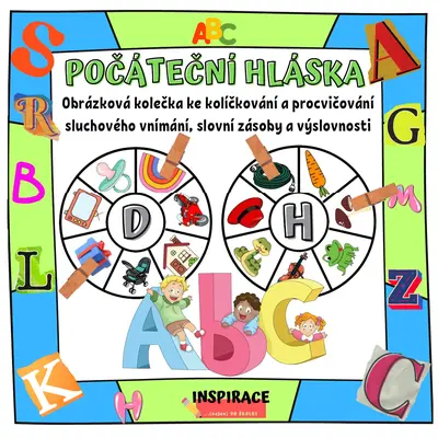  🅰️ Počáteční hláska🅱️ - procvičovací kolečka 👂