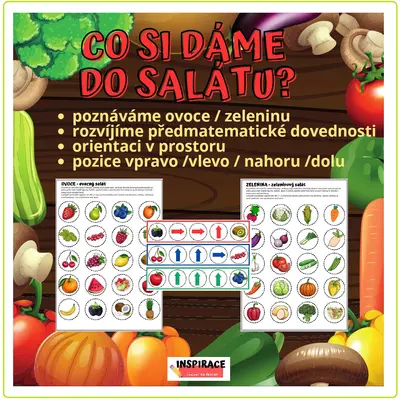 ORIENTACE v prostoru (OVOCE  ZELENINA)