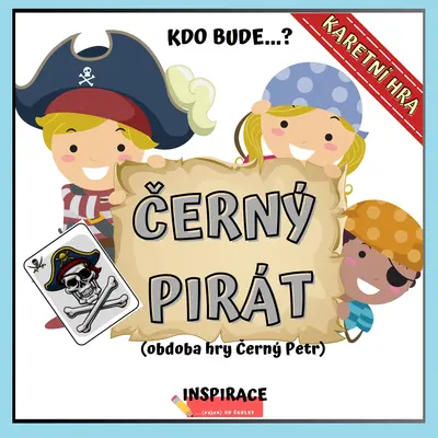 Karetní hra - ČERNÝ PIRÁT ☠️🏴