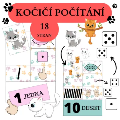 Kočičí počítání do 10