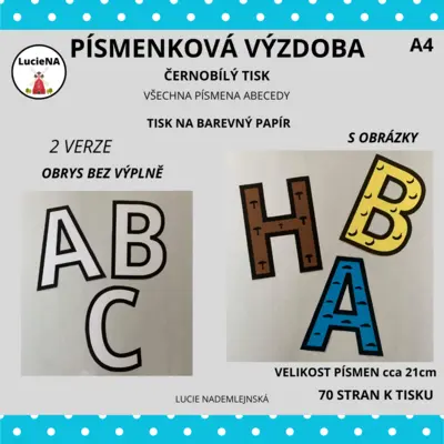 PÍSMENKOVÁ VÝZDOBA