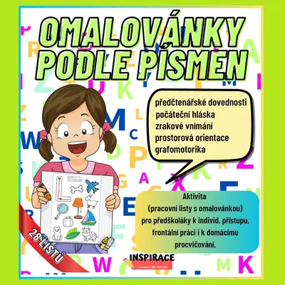 OMALOVÁNKY ✍️ podle PÍSMEN 🆎
