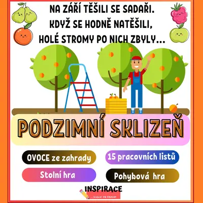 Na září těšili se sadaři - soubor aktivit