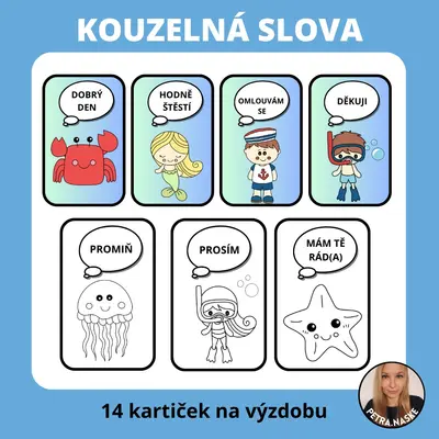Kouzelná slovíčka, výzdoba třídy