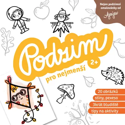 Podzim- omalovánky a aktivity pro nejmenší 